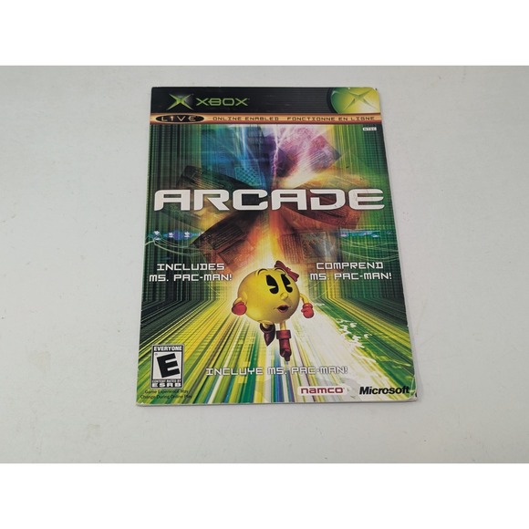 Xbox Live Arcade Ms. Pac-Man Microsoft Xbox Includes Complete Sleeve & Disc - Picture 2 of 7